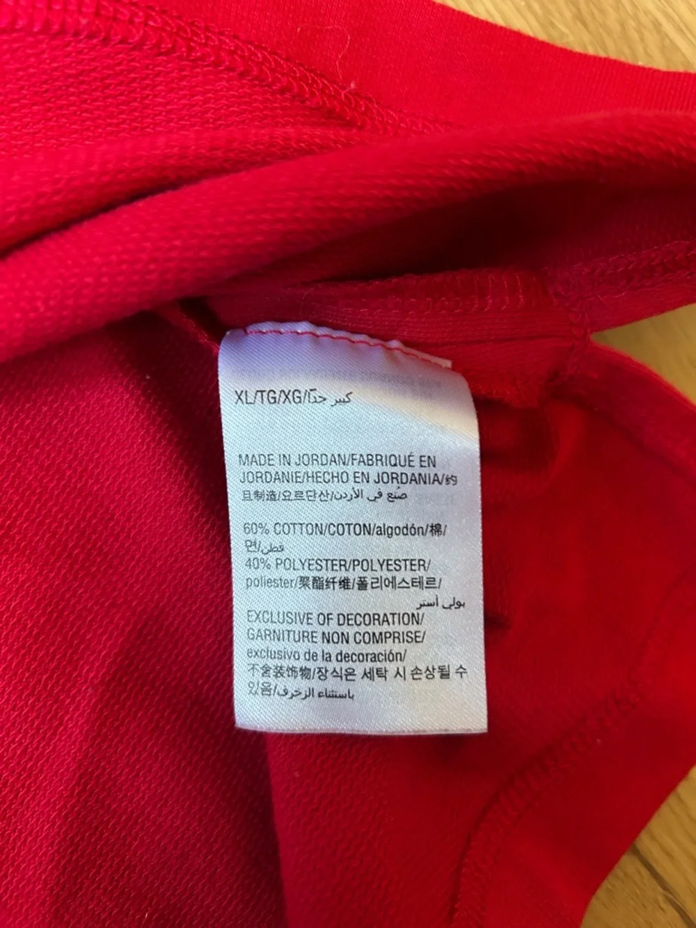 Women’s XL Karen Scott Sport Red Drawstring Cowl-Neck Pullover - Picture 4 of 5